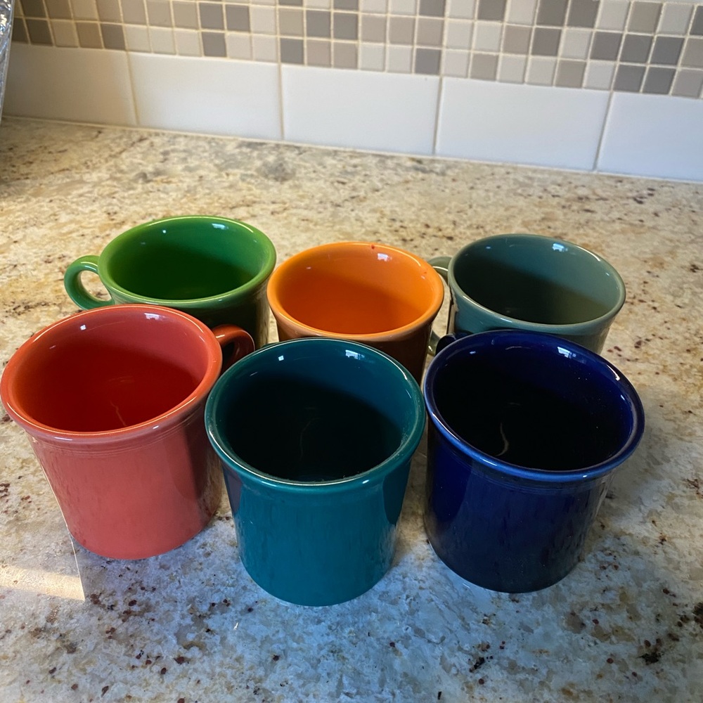 Colorful Ceramic Mug Set